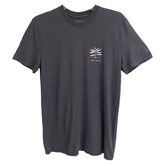 Taylor Stitch The Cotton Hemp Tee Mens S crewneck in Give to Get Navy Blue NEW - Picture 1 of 5